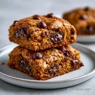 Baked Chocolate Chip Blondies in 40 Min