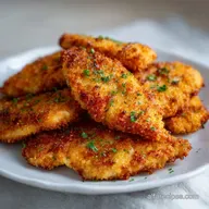 Baked Healthy Chicken Strips: Crispy