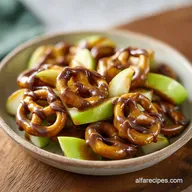 Caramel Apple Pretzel Bites: Salty and Tart
