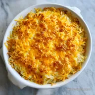Cheesy Hashbrown Casserole for 8 Servings: Golden and Creamy