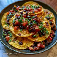 Crispy Sheet Pan Black Bean Tacos for 4
