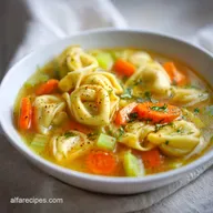 Easy Chicken Tortellini Soup: Creamy and Hearty