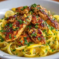 Creamy Garlic Lemon Chicken Pasta