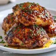 Sticky Honey Garlic Chicken Thighs: Savory Glaze