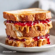 Low Calorie Peanut Butter and Jelly Sandwich Technique