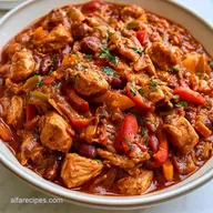 Red Chicken Chili for 8 Servings