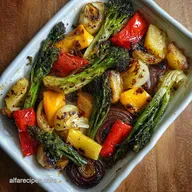 Roasted Sheet Pan Vegetables with Garlic: Oven-Only Method