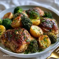 Sheet Pan Chicken with Baby Potatoes