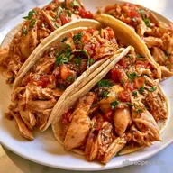 Shredded Chicken Street Tacos for 4