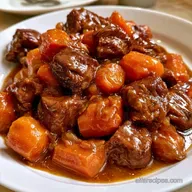 Slow Cooker Beef Stew for 6 Servings