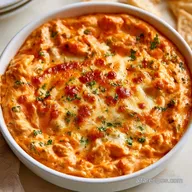 Slow Cooker Buffalo Chicken Dip: Rich