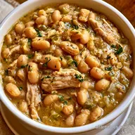 Slow Cooker Chicken Chili for 8 Servings