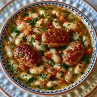 Tuscan White Bean Soup with Sausage