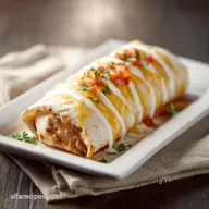Bean and Cheese Burrito Recipe: For 4 Servings