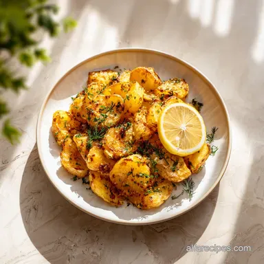 Authentic Greek Lemon Potatoes with Caramelized Edges