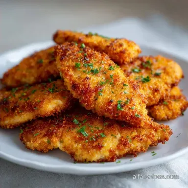 Baked Healthy Chicken Strips: Crispy