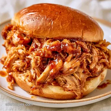 Pulled Chicken Sandwiches: Slow-Cooked