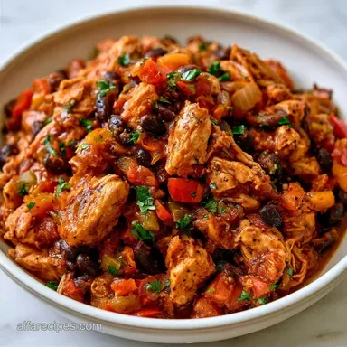 Black Bean Chicken Chili in 40 Minutes