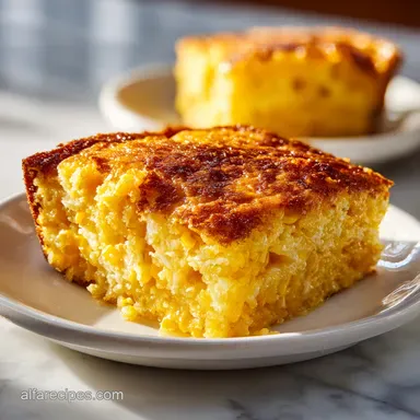 Bourbon Corn Pudding: Creamy Custard Baked in 60 Minutes