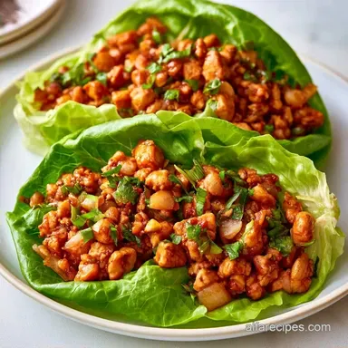 Chicken Lettuce Wraps for 4 Servings