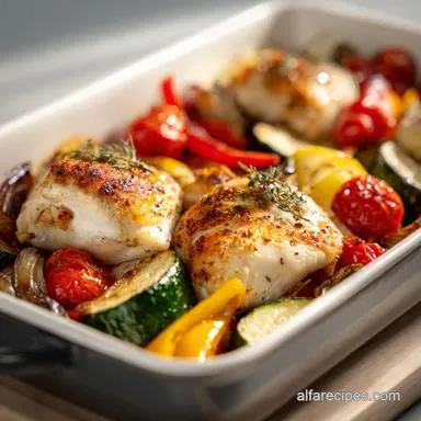 Meal Prep Lunch Idea with Chicken and Roasted Vegetables