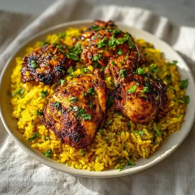 Chicken Turmeric Rice: One-Pot Recipe Card