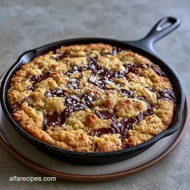 Chocolate Chip Skillet Cookie in 35 Min