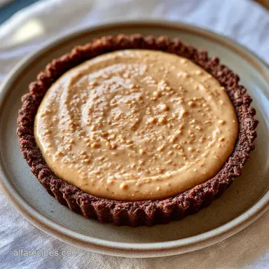 Chocolate Peanut Butter Pie: No-Bake Recipe Card