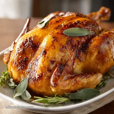 Roast Turkey for 10-12 Servings Recipe Card