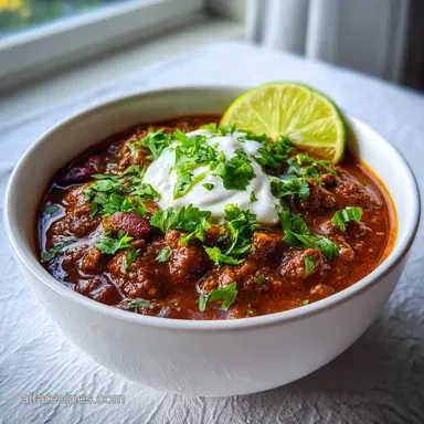 Classic Slow Cooker Beef Chili: Slow Cooked Flavor