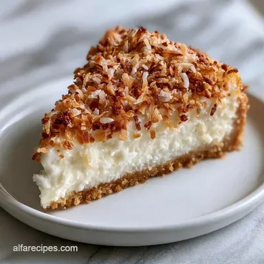 Coconut Cream Pie Recipe for 8 Servings Recipe Card