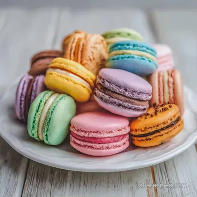 Colored Macarons: Crisp and Chewy Recipe Card