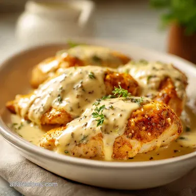 Cream Cheese Chicken with Silky Sauce Recipe Card