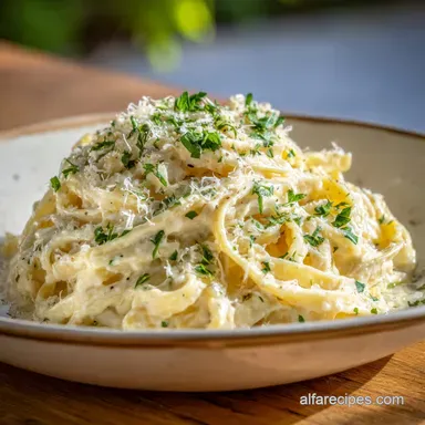 Creamless Alfredo Sauce for 4 Servings