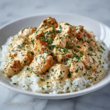 Creamy Chicken and Rice: One-Pot Recipe Card