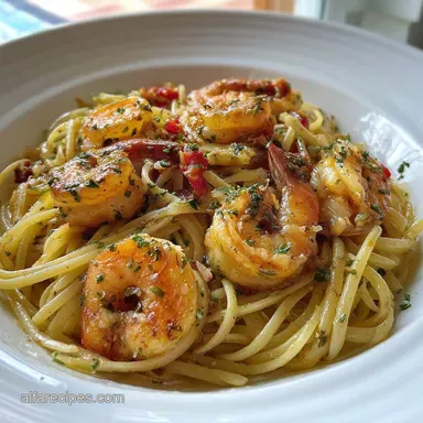 Creamy Garlic Tuscan Shrimp Pasta in 30 Minutes
