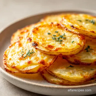 Scalloped Potatoes: Creamy and Baked Recipe Card