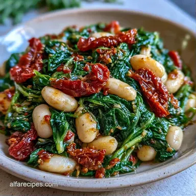 Tuscan White Beans in 25 Minutes Recipe Card