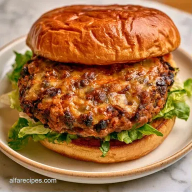 Crispy Black Bean Burgers Recipe Card
