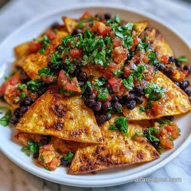 Crispy Sheet Pan Black Bean Tacos for 4 Recipe Card