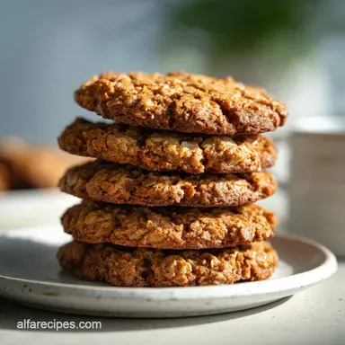 Crunchy Oatmeal Cookies Recipe with Walnuts