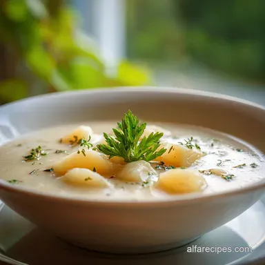 Easy Baked Potato Soup: Creamy Recipe Card