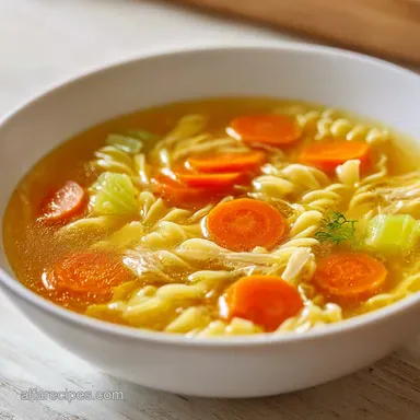 Easy Creamy Chicken Noodle Soup for 6