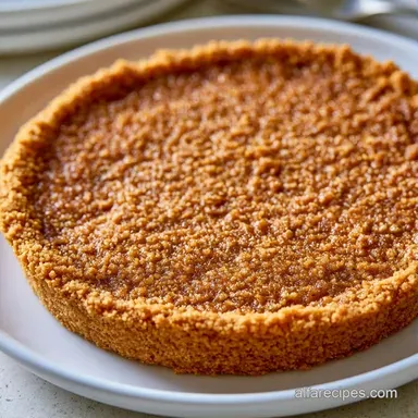 Easy Graham Cracker Pie Crust: Crispy Recipe Card