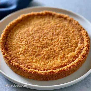 Easy Graham Cracker Pie Crust: Crispy