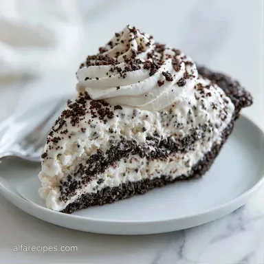 Easy Ice Cream Pie with Oreo Crust Recipe Card