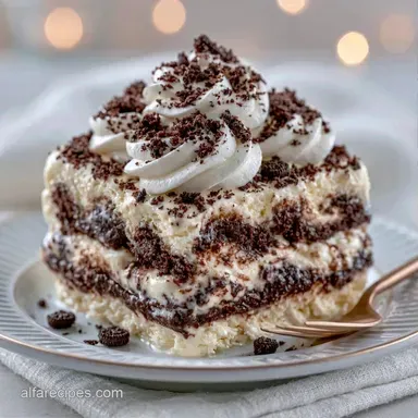 Easy No Bake Ice Cream Cake for 12 Recipe Card