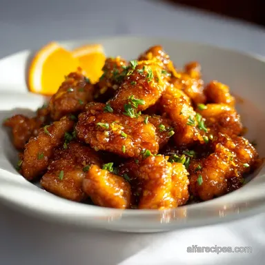 Easy Orange Chicken Recipe for 4 Servings