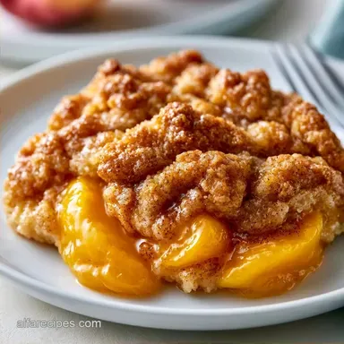 Easy Peach Cobbler Recipe in 60 Minutes