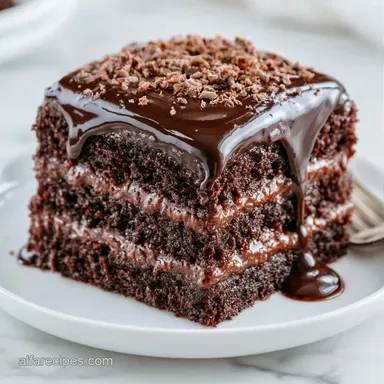 Fathers Day Chocolate Cake: Baked Recipe Card